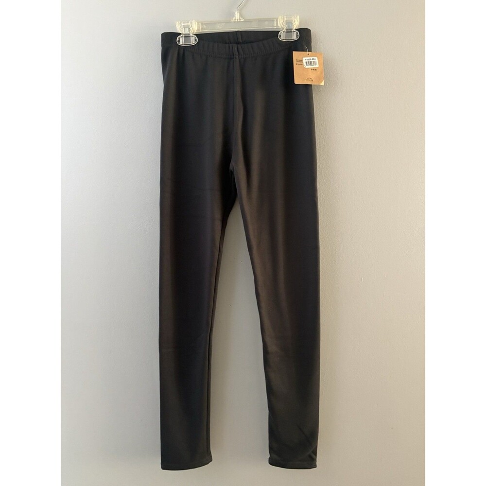 NWT Just Cozy Fleece Lined Leggings Size XS/S Black Furry Lined Cozy Lounge